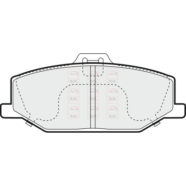 APEC BLUE BRAKE PADS (FRONT) (R90) image