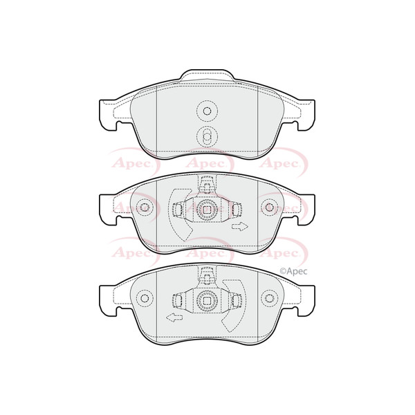 APEC BRAKE PADS (FRONT) (R90) image