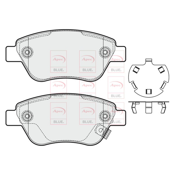 APEC BLUE BRAKE PADS (FRONT) (R90) image