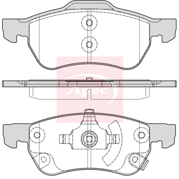 APEC BRAKE PADS (FRONT) (R90) image