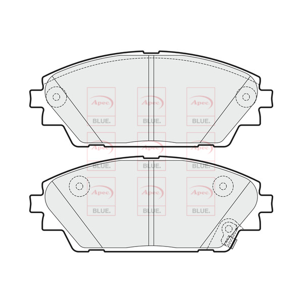 APEC BLUE BRAKE PADS (FRONT) (R90) image