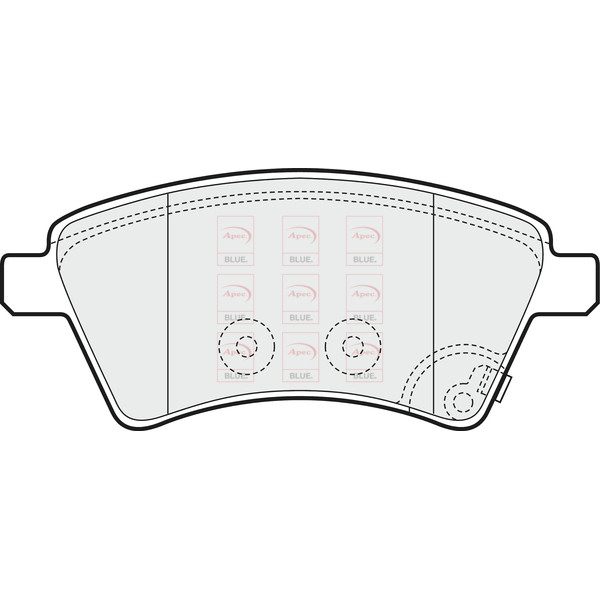 APEC BLUE BRAKE PADS (FRONT) (R90) image