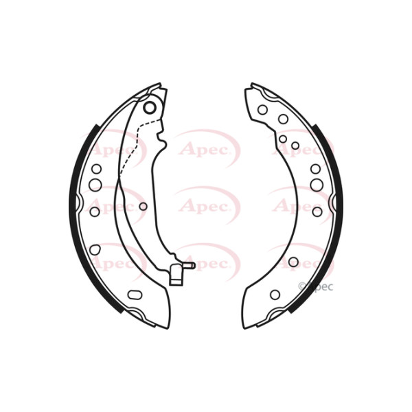 APEC BRAKE SHOES (REAR) (R90) image