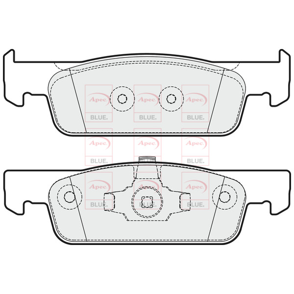 APEC BLUE BRAKE PADS (FRONT) (R90) image