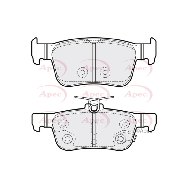 APEC BRAKE PADS (REAR) (R90) image