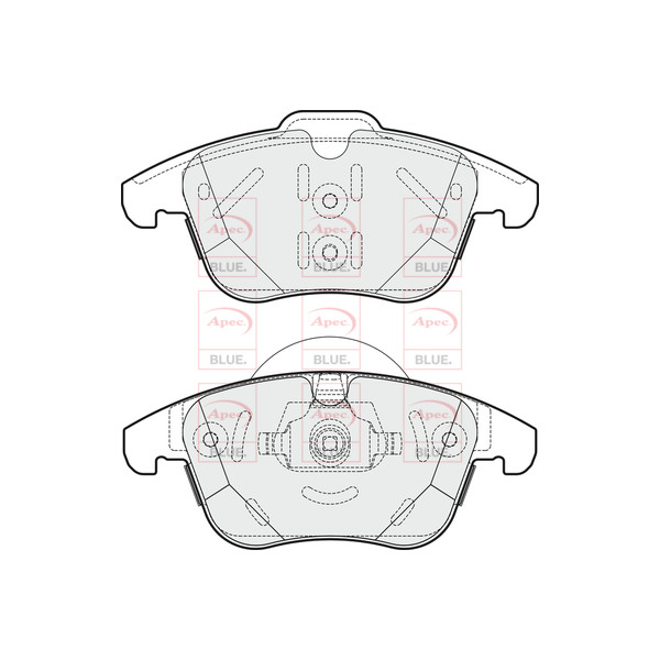 APEC BLUE BRAKE PADS (FRONT) (R90) image