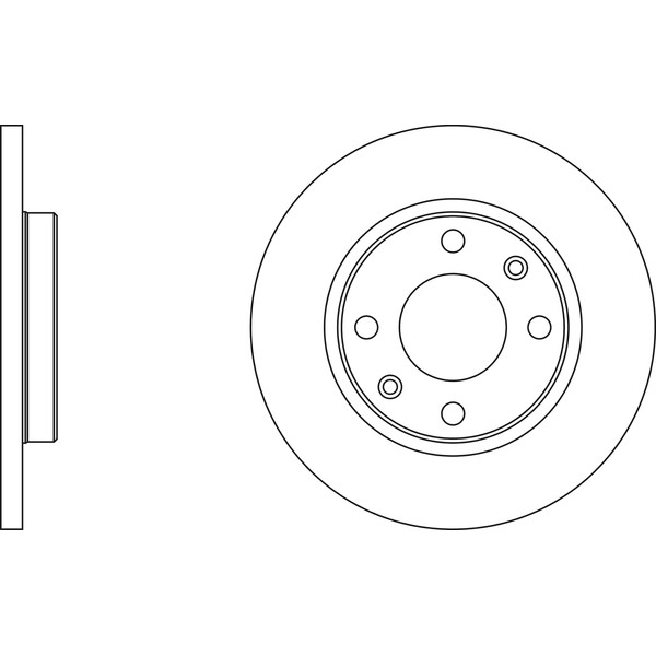 APEC BLUE BRAKE DISC (FRONT) (SINGLE) (R90) image