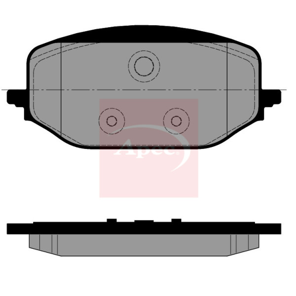APEC BRAKE PADS (FRONT) (R90) image
