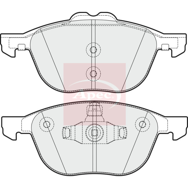 APEC BRAKE PADS (FRONT) (R90) image