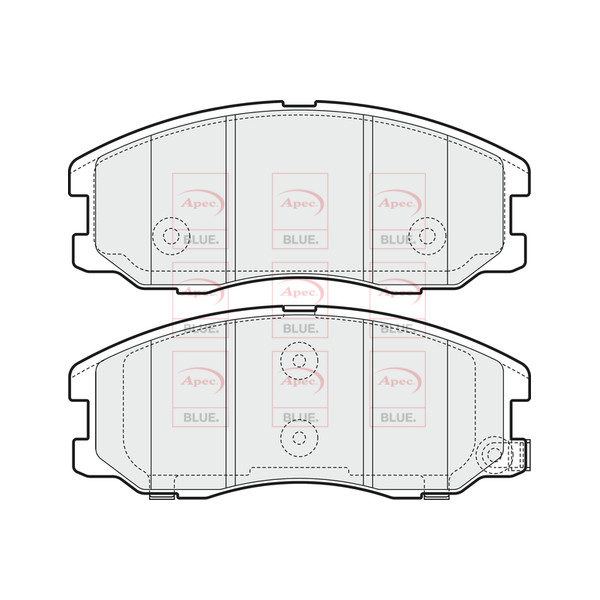 APEC BLUE BRAKE PADS (FRONT) (R90) image