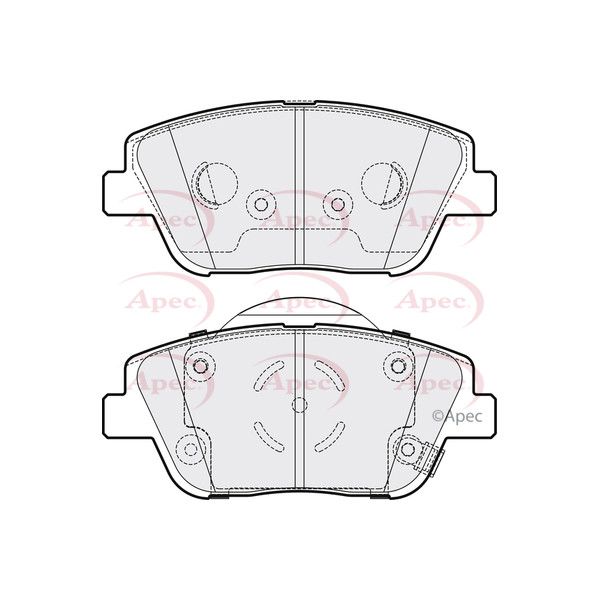 APEC BRAKE PADS (FRONT) (R90) image