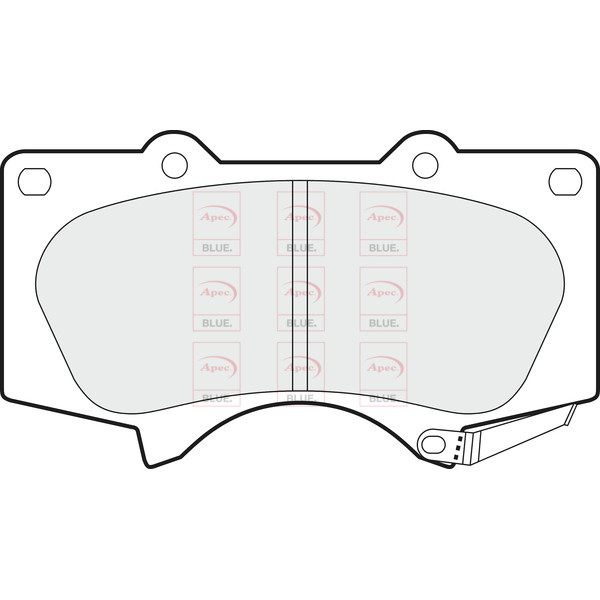 APEC BLUE BRAKE PADS (FRONT) (R90) image