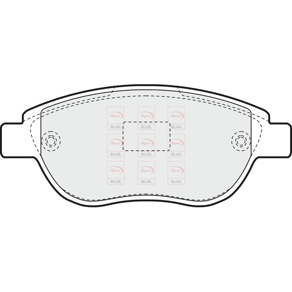APEC BLUE BRAKE PADS (FRONT) (R90) image