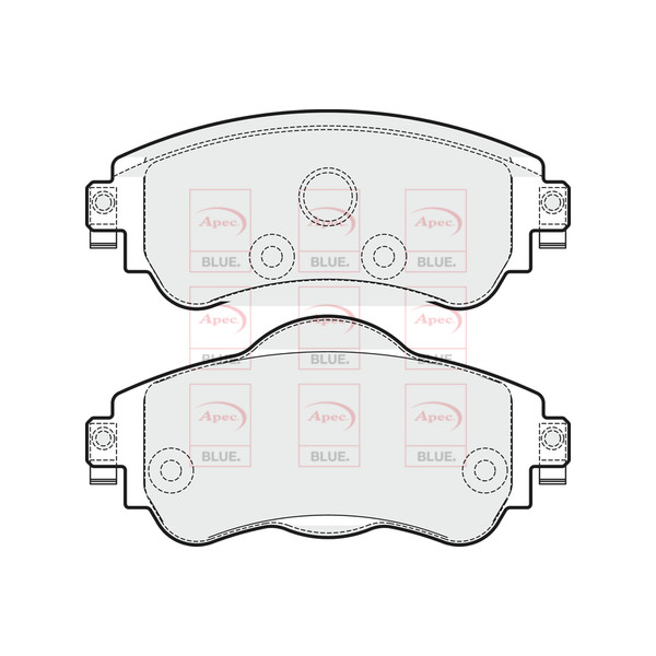 APEC BLUE BRAKE PADS (FRONT) (R90) image