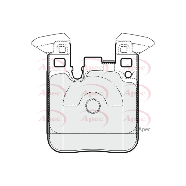APEC BRAKE PADS (REAR) (R90) image