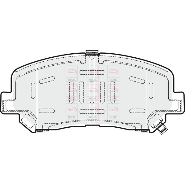 APEC BLUE BRAKE PADS (FRONT) (R90) image