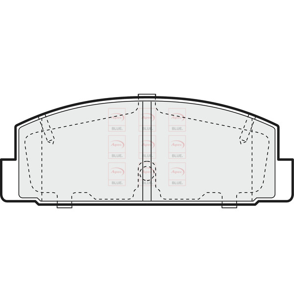 APEC BLUE BRAKE PADS (REAR) (R90) image