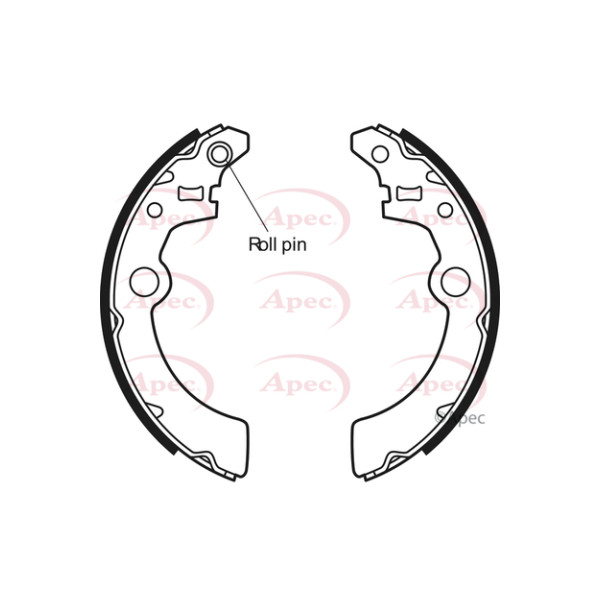 APEC BRAKE SHOES (REAR) (R90) image