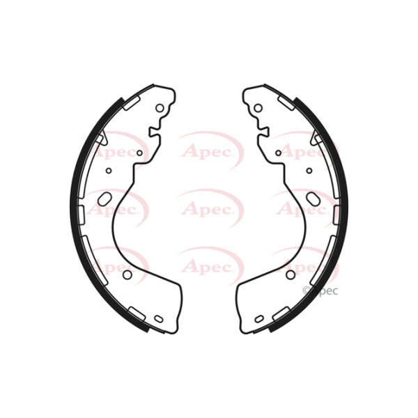 APEC BRAKE SHOES (REAR) (R90) image