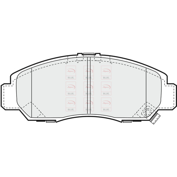APEC BLUE BRAKE PADS (FRONT) (R90) image