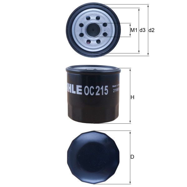 OIL FILTER - SPIN ON image