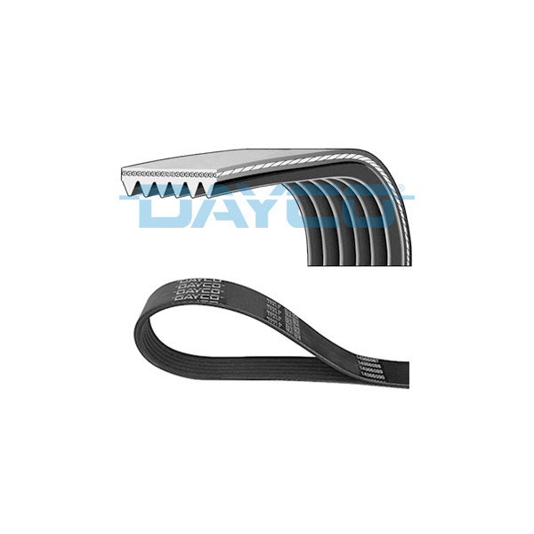 RIBBED POLY VEE AUXILIARY BELT image