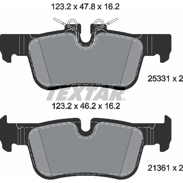 TEXTAR PC BRAKE PADS image