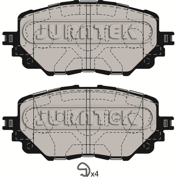PAD (FRONT) - ABARTH FIAT MAZDA image
