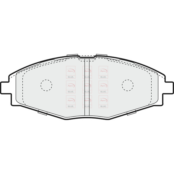 APEC BLUE BRAKE PADS (FRONT) (R90) image