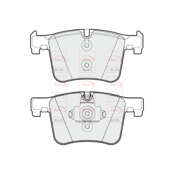 APEC BLUE BRAKE PADS (FRONT) (R90) image