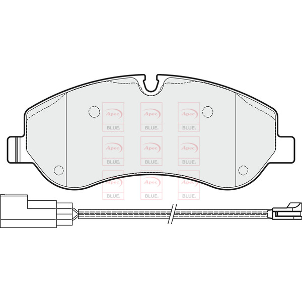 APEC BLUE BRAKE PADS (FRONT) (R90) image