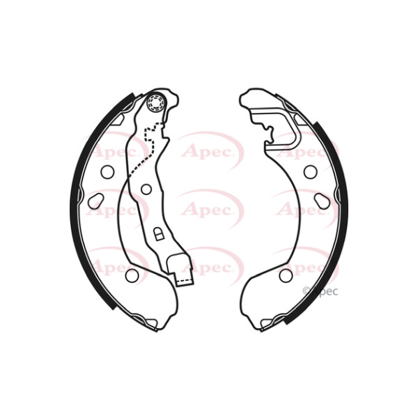 APEC BRAKE SHOES (REAR) (R90) image