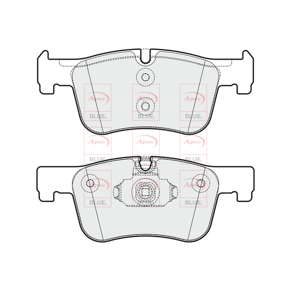 APEC BLUE BRAKE PADS (FRONT) (R90) image