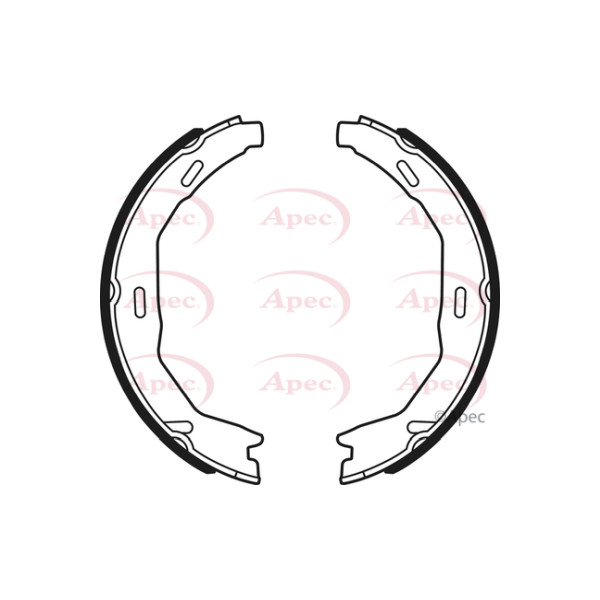 APEC BRAKE SHOES (REAR) (R90) image