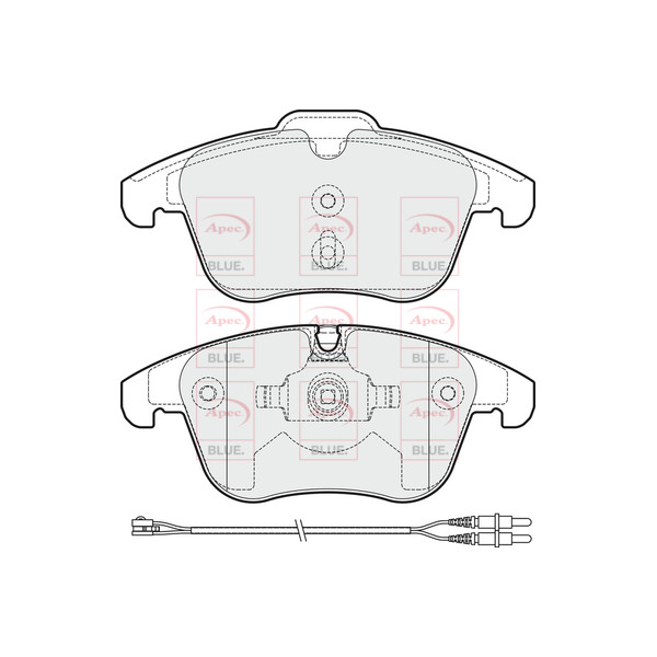 APEC BLUE BRAKE PADS (FRONT) (R90) image