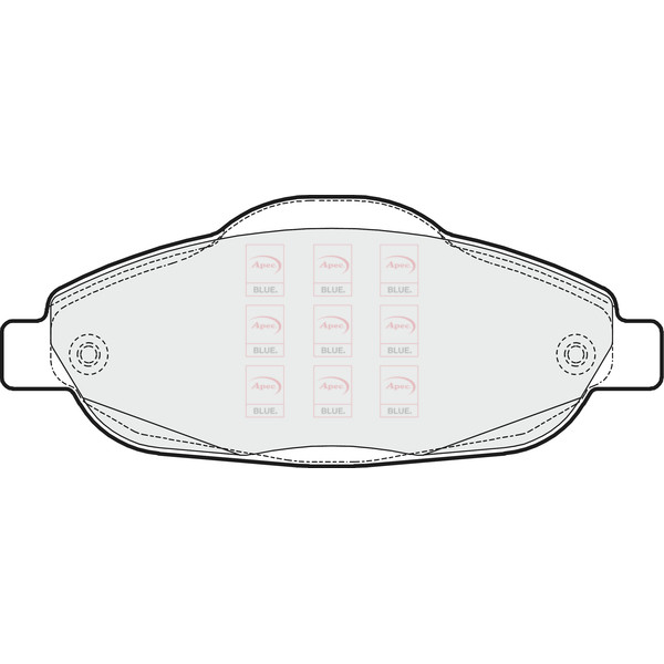 APEC BLUE BRAKE PADS (FRONT) (R90) image