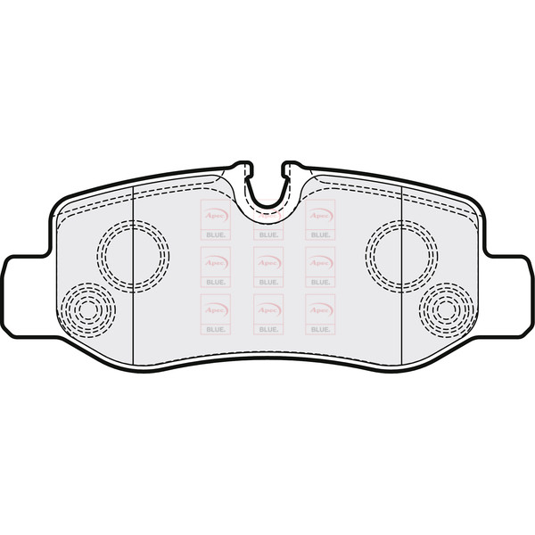 APEC BLUE BRAKE PADS (REAR) (R90) image