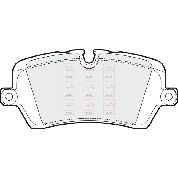 APEC BLUE BRAKE PADS (REAR) (R90) image