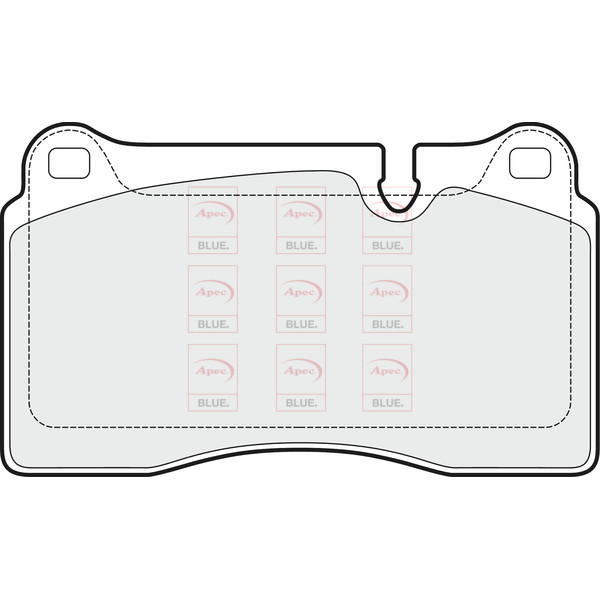 APEC BLUE BRAKE PADS (FRONT) (R90) image