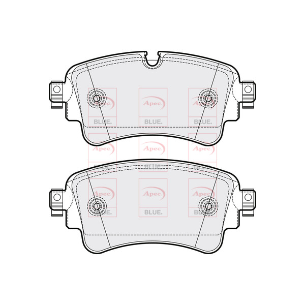 APEC BLUE BRAKE PADS (REAR) (R90) image