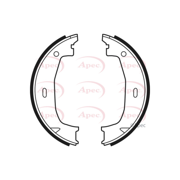 APEC BRAKE SHOES (REAR) (R90) image