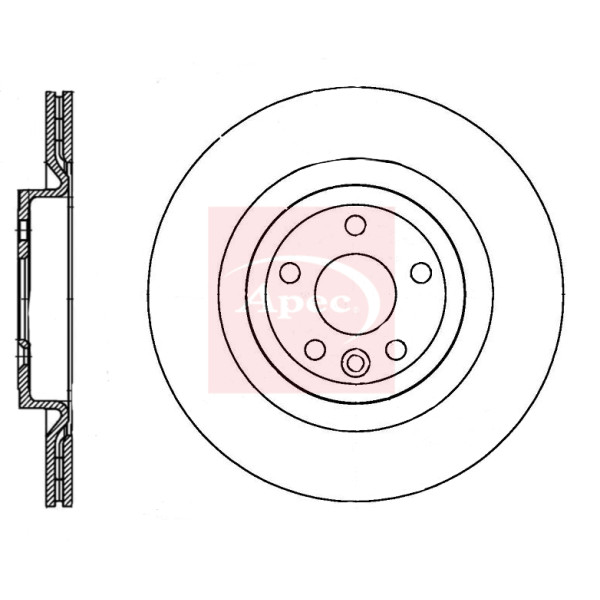 APEC BRAKE DISC (REAR) (SINGLE) image