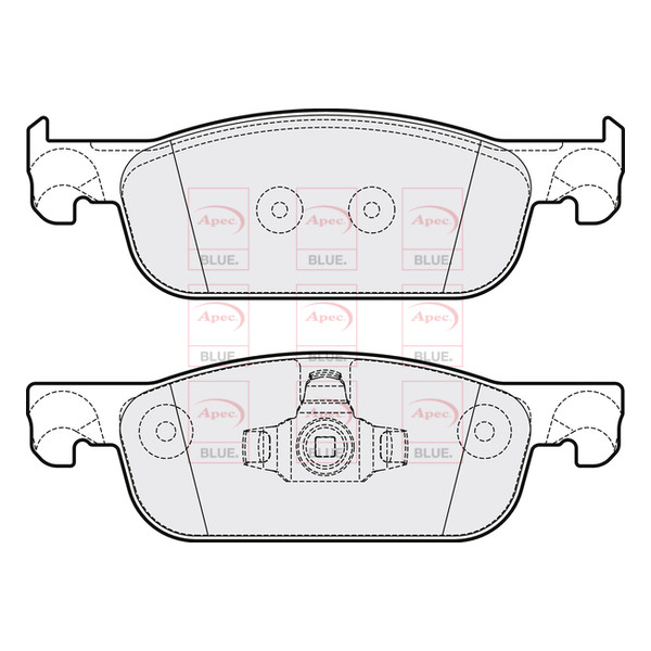APEC BLUE BRAKE PADS (FRONT) (R90) image