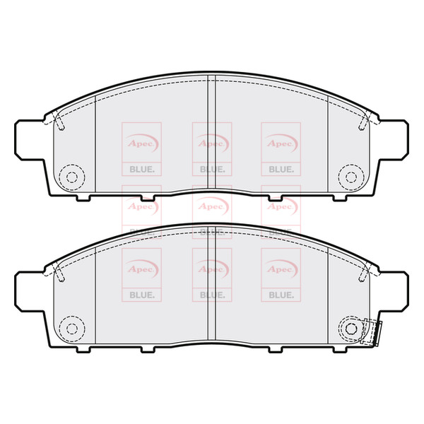 APEC BLUE BRAKE PADS (FRONT) (R90) image