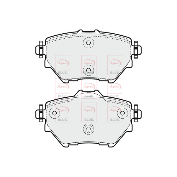 APEC BLUE BRAKE PADS (REAR) (R90) image