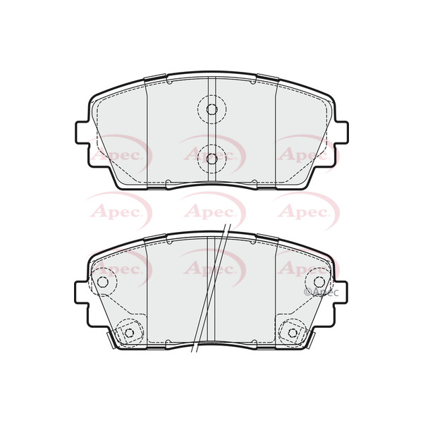 APEC BRAKE PADS (FRONT) (R90) image