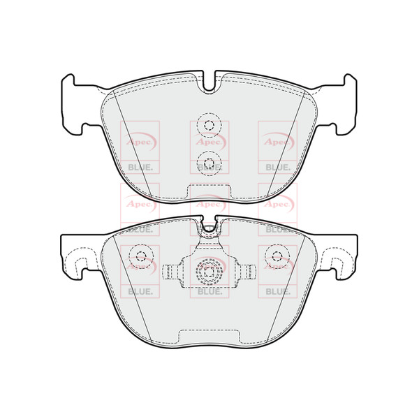 APEC BLUE BRAKE PADS (FRONT) (R90) image