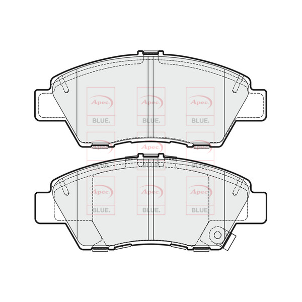 APEC BLUE BRAKE PADS (FRONT) (R90) image