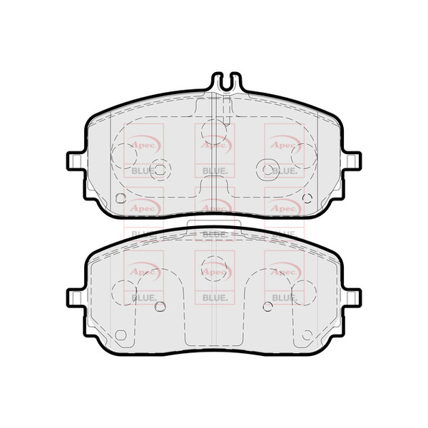 APEC BLUE BRAKE PADS (FRONT) (R90) image