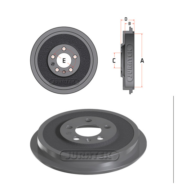 DRUM (REAR) - SKODA VW image